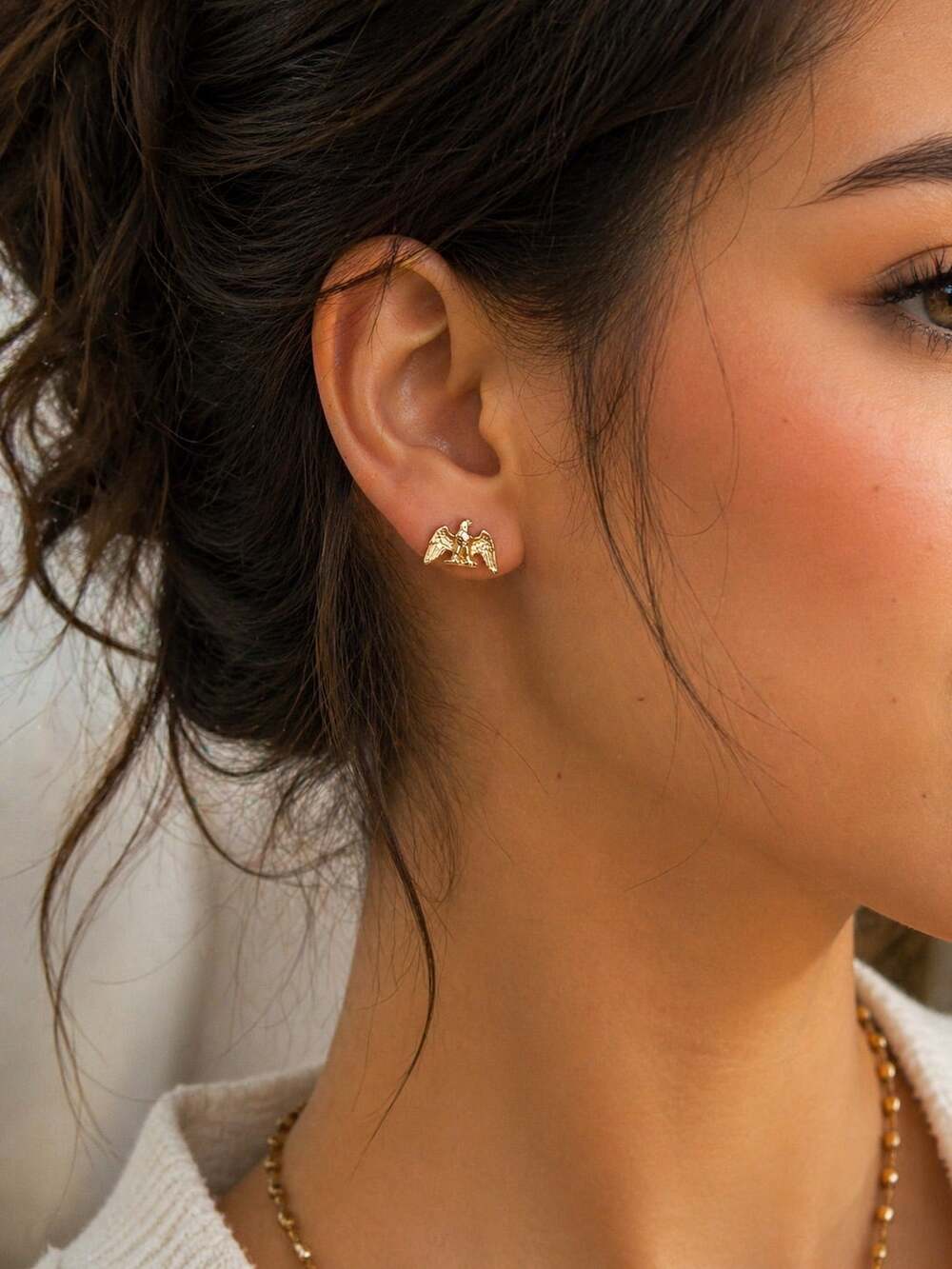 BOGO FREE GOLDEN EAGLE STUD EARRINGS